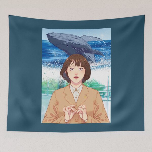 Item preview, Aesthetic Extraordinary Attorney Woo Whale designed and sold by JulianPaucek.