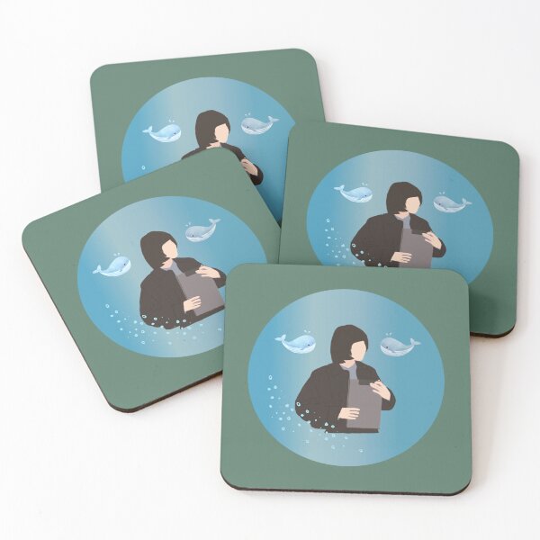 Item preview, circle logo Extraordinary Attorney Woo Yong Woo  whale designed and sold by JulianPaucek.