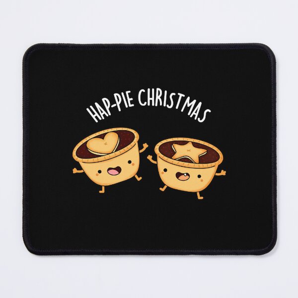 Item preview, Hap-Pie Christmas Funny Christmas Pie Puns (Dark BG) designed and sold by punnybone.