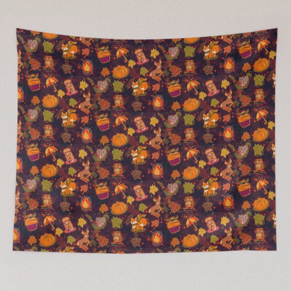 Item preview, Autumn Cuteness with leaves designed and sold by EternaLetizia.