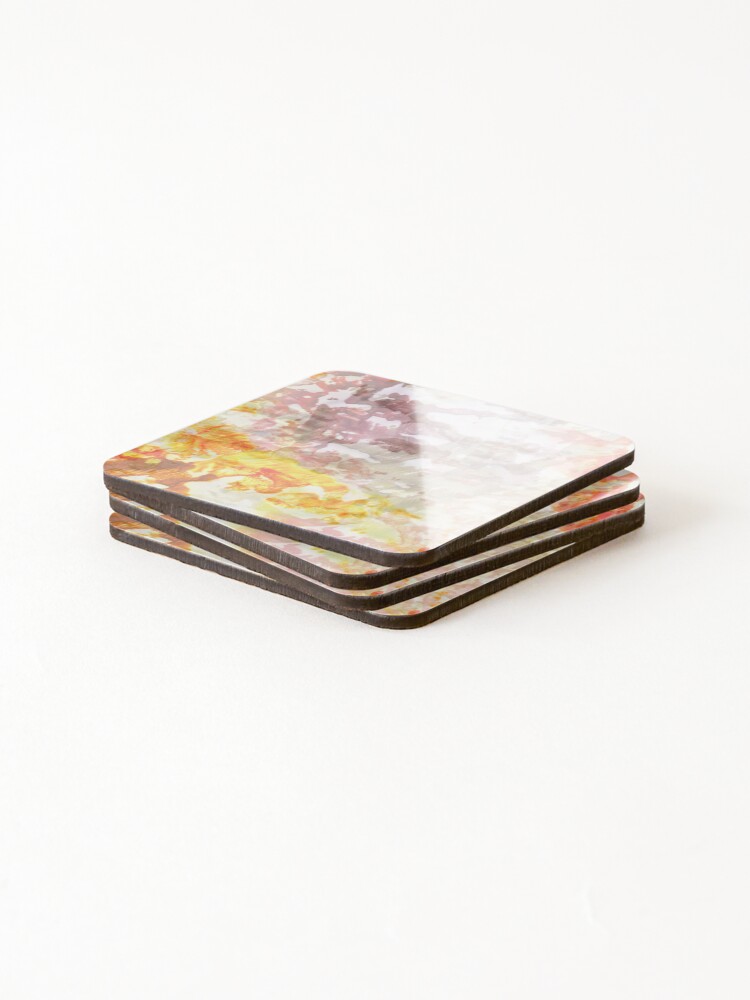 Thumbnail 4 of 5, Coasters (Set of 4), Colorful Pattern designed and sold by MirceaB.