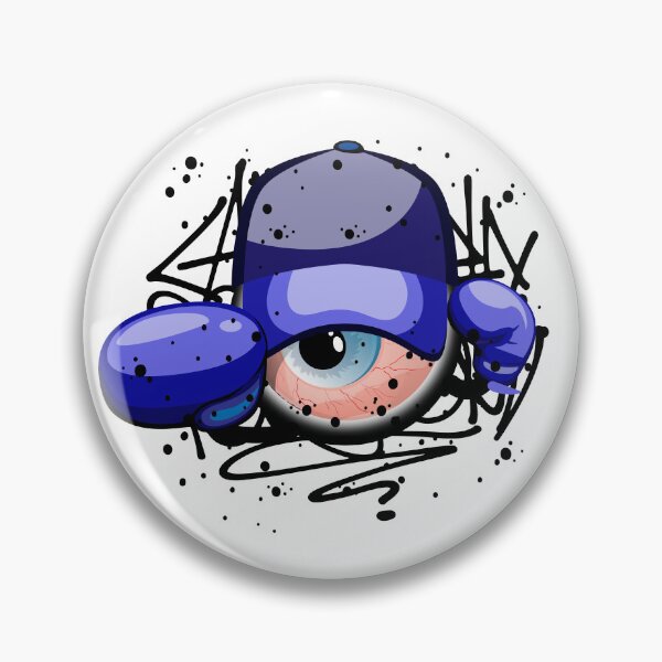 Item preview, Boxing Monster Eye Graffiti Street Art designed and sold by NobuCollections.