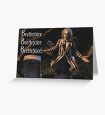 Beetlejuice Greeting Card