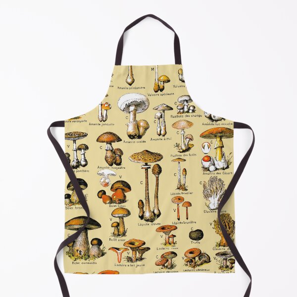 Item preview, Vintage Mushroom Art by Adolphe Millot. Larousse poster. Vintage Botanical Art. Science Illustration.  designed and sold by el-padre.