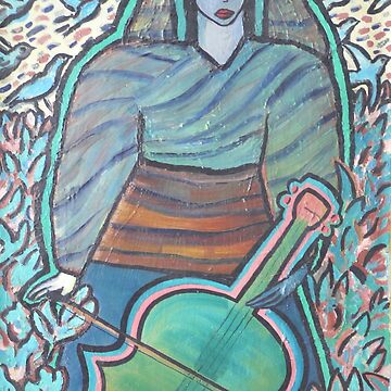 Aperçu de l'œuvre Femme aux oiseaux - 1988 de jeanpaulperrenx