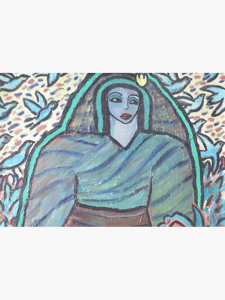 Aperçu 2 sur 2. Puzzle avec l'œuvre Femme aux oiseaux - 1988 créée et vendue par jeanpaulperrenx.