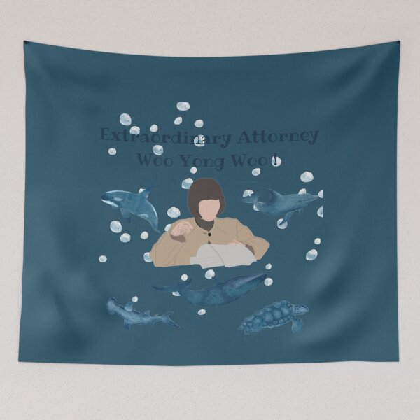 Item preview, extraordinary attorney Woo Yong Woo whale   designed and sold by JulianPaucek.