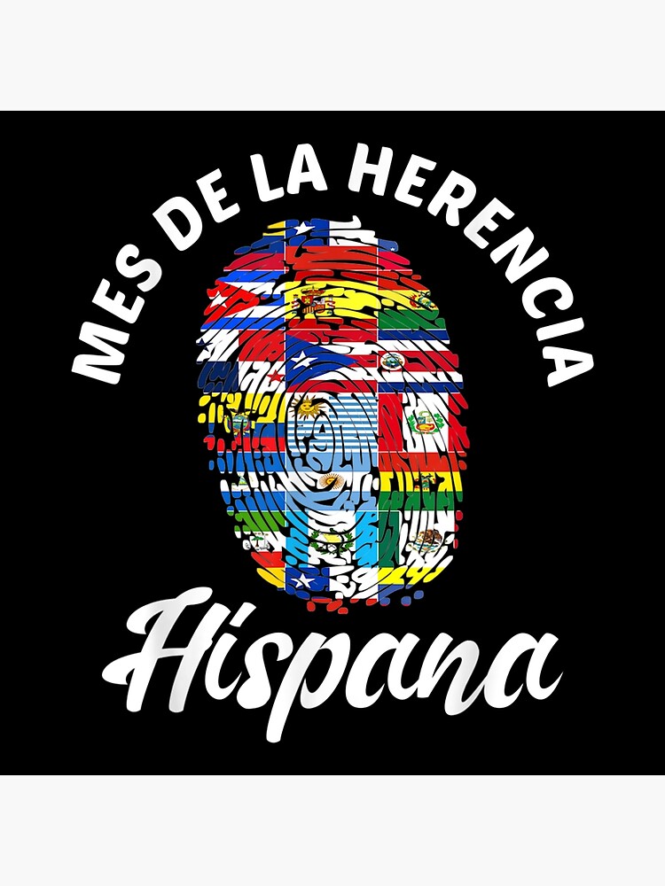 "Mes De La Herencia Hispana Latino Hispanic Heritage Month" Poster For ...