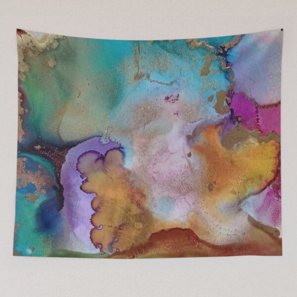 Item preview, Alcohol Ink Landscape designed and sold by createdbysigi.