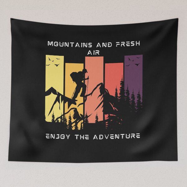 Item preview, Mountains, Trees and Birds; Fresh Air. designed and sold by RonelM.