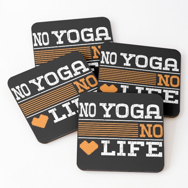 Item preview,  No YOGA No Life, Funny Design For YOGA Lover designed and sold by LOGPRO.