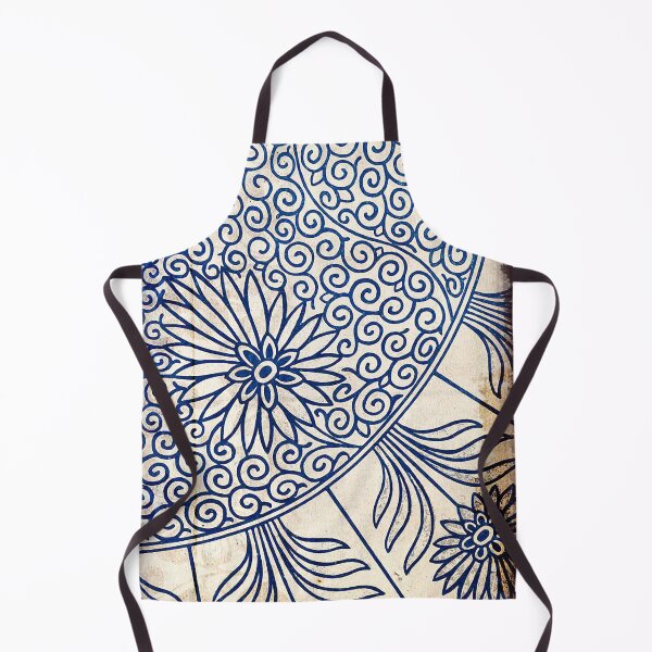Item preview, Blue Oriental Vintage Tile 01 designed and sold by AlokeDesigns.