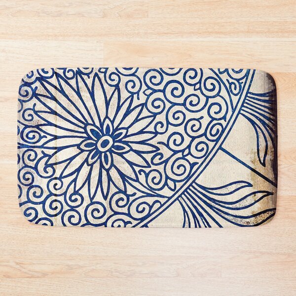 Item preview, Blue Oriental Vintage Tile 01 designed and sold by AlokeDesigns.
