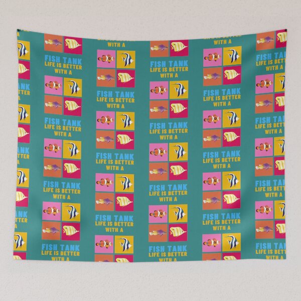 Item preview, La vida es mejor con una pecera activa designed and sold by Beautifulshirt3.