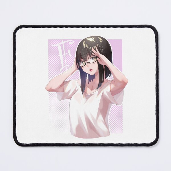 Item preview, Sumika Fujimiya 藤宮澄夏 | Isekai Ojisan 異世界おじさん | Anime Glasses Girl Wearing White T-Shirt designed and sold by Risumu.