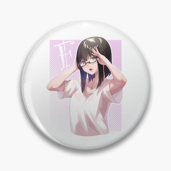 Item preview, Sumika Fujimiya 藤宮澄夏 | Isekai Ojisan 異世界おじさん | Anime Glasses Girl Wearing White T-Shirt designed and sold by Risumu.