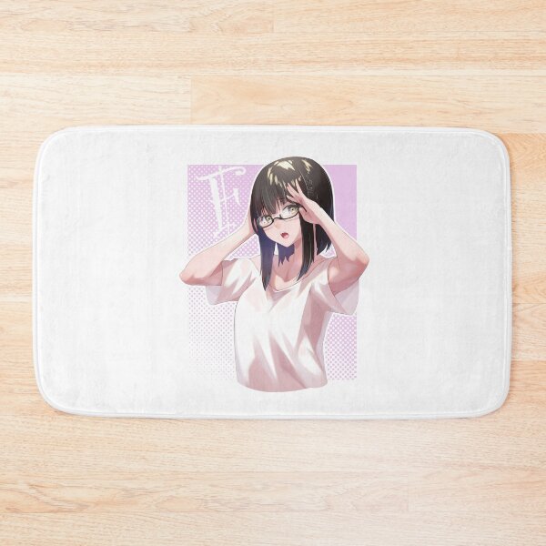 Item preview, Sumika Fujimiya 藤宮澄夏 | Isekai Ojisan 異世界おじさん | Anime Glasses Girl Wearing White T-Shirt designed and sold by Risumu.