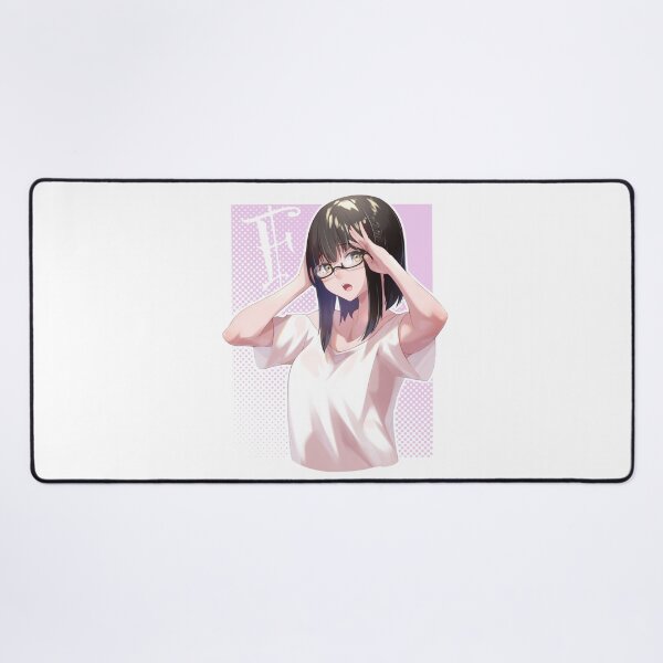 Item preview, Sumika Fujimiya 藤宮澄夏 | Isekai Ojisan 異世界おじさん | Anime Glasses Girl Wearing White T-Shirt designed and sold by Risumu.