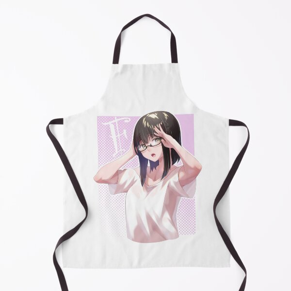 Item preview, Sumika Fujimiya 藤宮澄夏 | Isekai Ojisan 異世界おじさん | Anime Glasses Girl Wearing White T-Shirt designed and sold by Risumu.