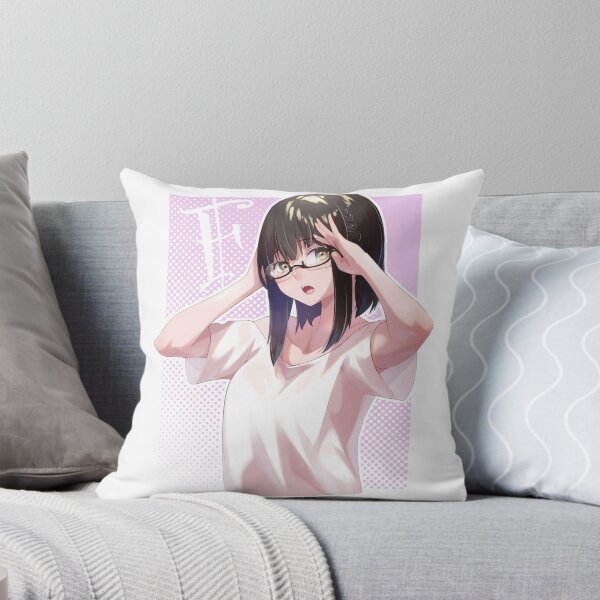 Item preview, Sumika Fujimiya 藤宮澄夏 | Isekai Ojisan 異世界おじさん | Anime Glasses Girl Wearing White T-Shirt designed and sold by Risumu.