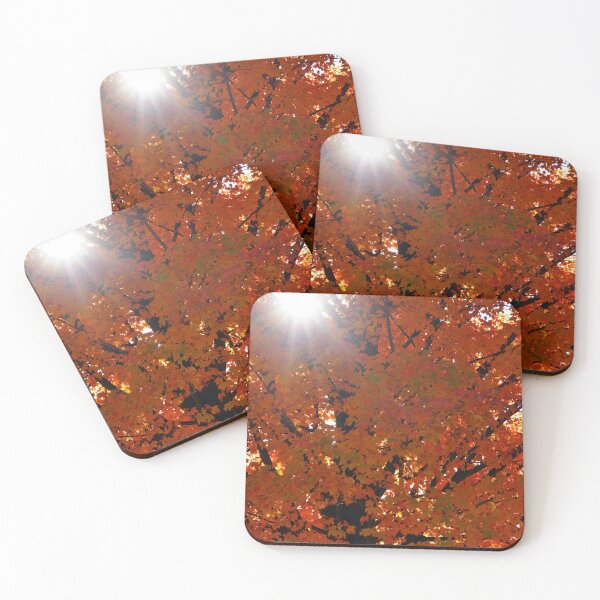 Item preview, Vertical Autumn Orange Maple Tree designed and sold by Nalinne Jones.