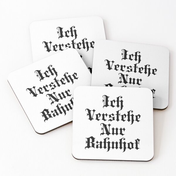 Item preview, Ich Verstehe Nur Bahnhof - I Only Understand Train Station - German Phrases designed and sold by JourneyCreative.