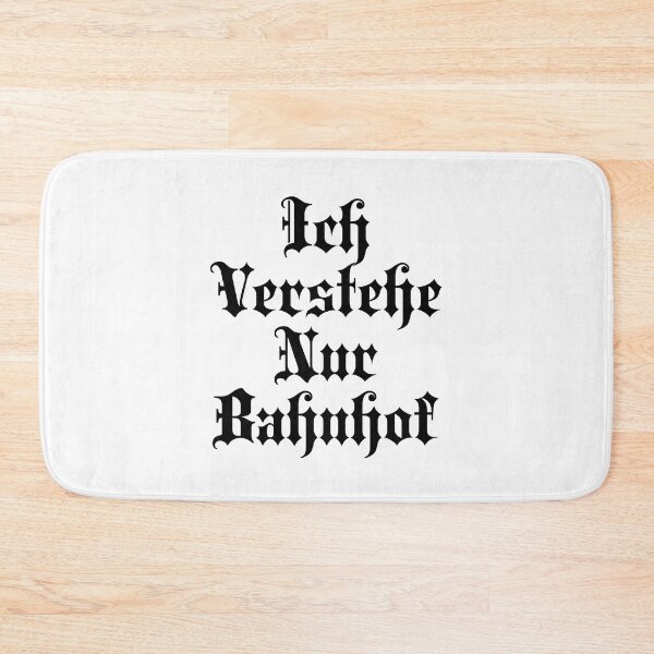 Artikelvorschau, Ich verstehe Nur Bahnhof - Ich verstehe nur Bahnhof - Deutsche Sätze entworfen und verkauft von JourneyCreative.
