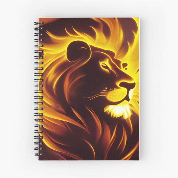 Item preview, Flaming Lion Print designed and sold by ThePurpleMelon.