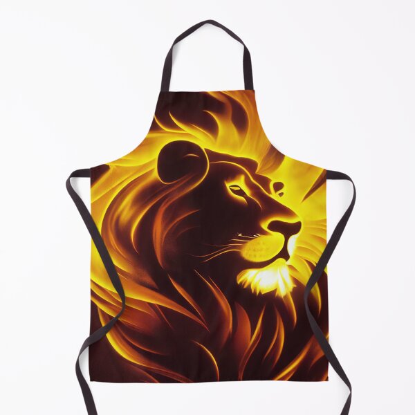 Item preview, Flaming Lion Print designed and sold by ThePurpleMelon.