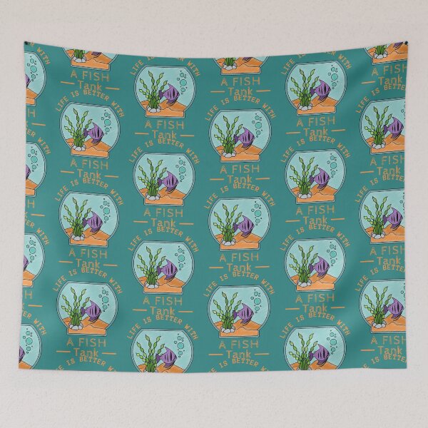 Item preview, La vida es mejor con una pecera esencial designed and sold by Beautifulshirt3.