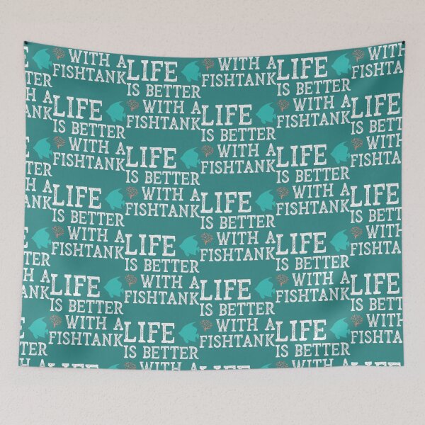 Item preview, La vida es mejor con una pecera esencial designed and sold by Beautifulshirt3.
