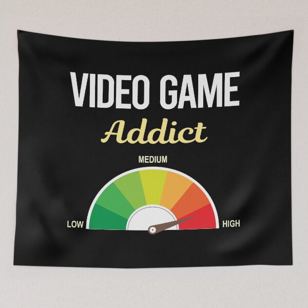 Item preview, Addict Video Games Game Gaming Gamer designed and sold by FrankVitgenos0.