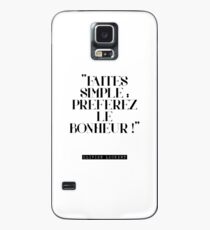Citation Bonheur Case/Skin for Samsung Galaxy