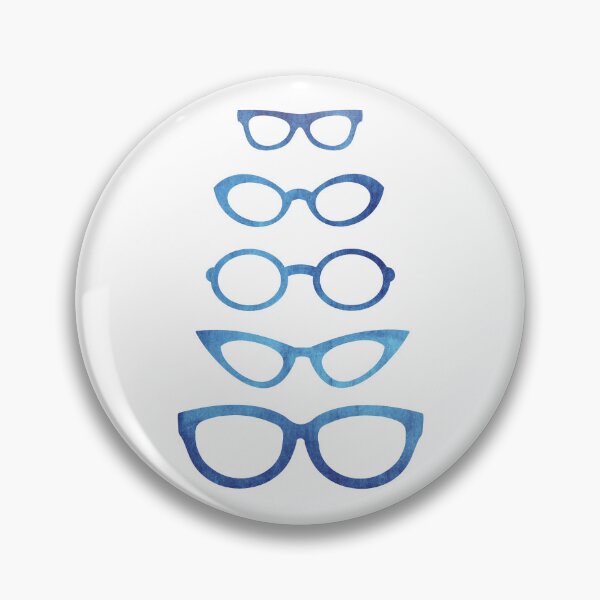 Item preview, Blue Eyeglasses In Various Shapes designed and sold by Primroaddesigns.
