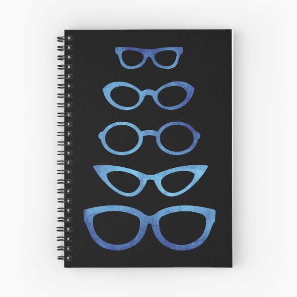 Item preview, Blue Eyeglasses In Various Shapes designed and sold by Primroaddesigns.