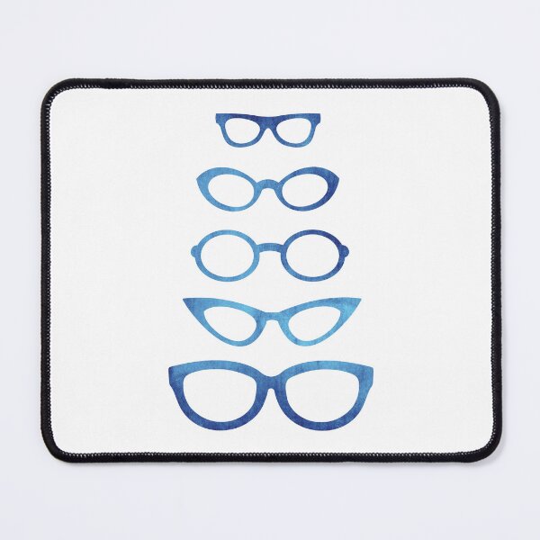 Item preview, Blue Eyeglasses In Various Shapes designed and sold by Primroaddesigns.