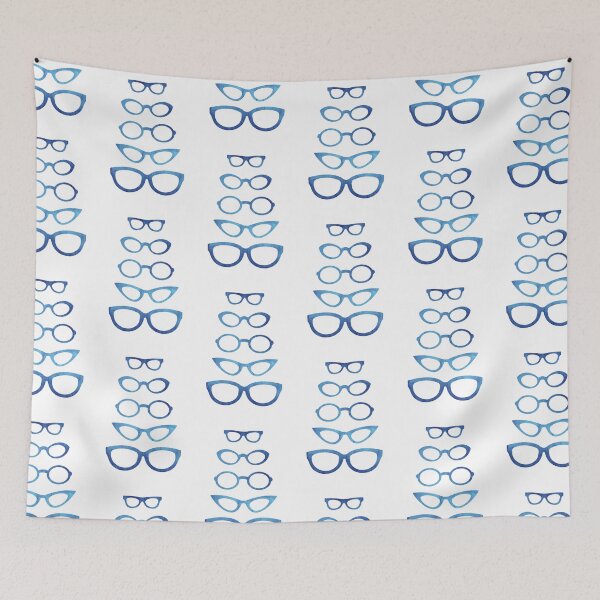 Item preview, Blue Eyeglasses In Various Shapes designed and sold by Primroaddesigns.