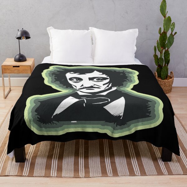 Item preview, Edgar Allan Poe - green border designed and sold by BRU Design.