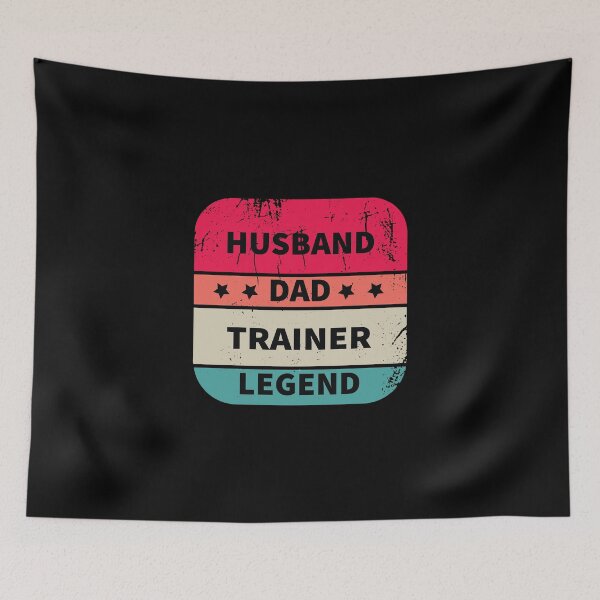 Item preview, Husband, Dad, Trainer, Legend, Funny Trainer Design Appreciation Gift designed and sold by LOGPRO.