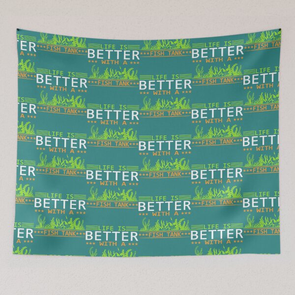 Item preview, La vida es mejor con una pecera esencial designed and sold by Beautifulshirt3.