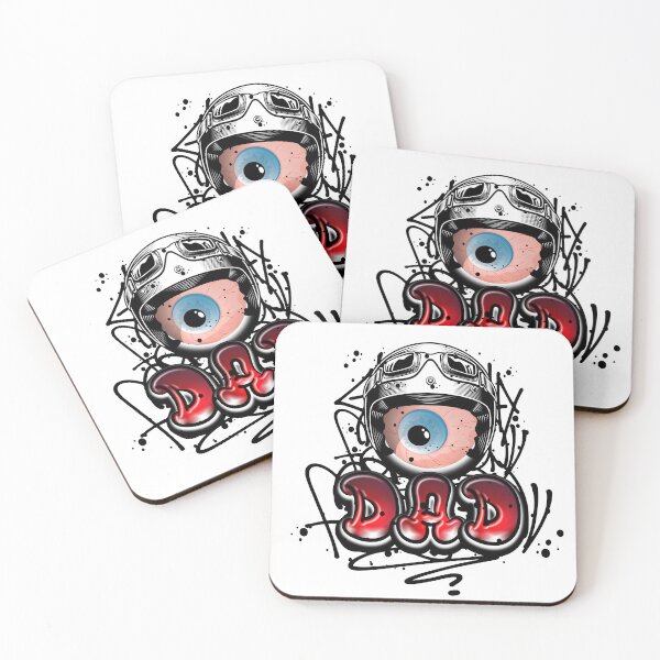 Item preview, Dad Monster Eye Graffiti Street Art designed and sold by NobuCollections.