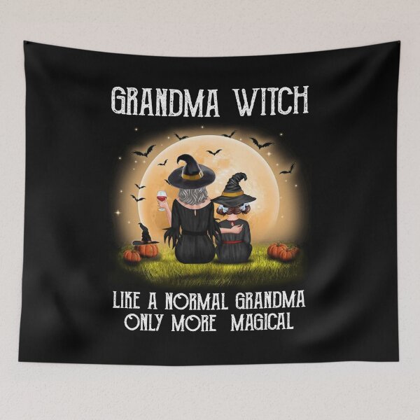 Item preview, Grandma Witch Like A Normal Grandma Only More Magical halloween funny cute retro magic cool designed and sold by elizabethdawnn.