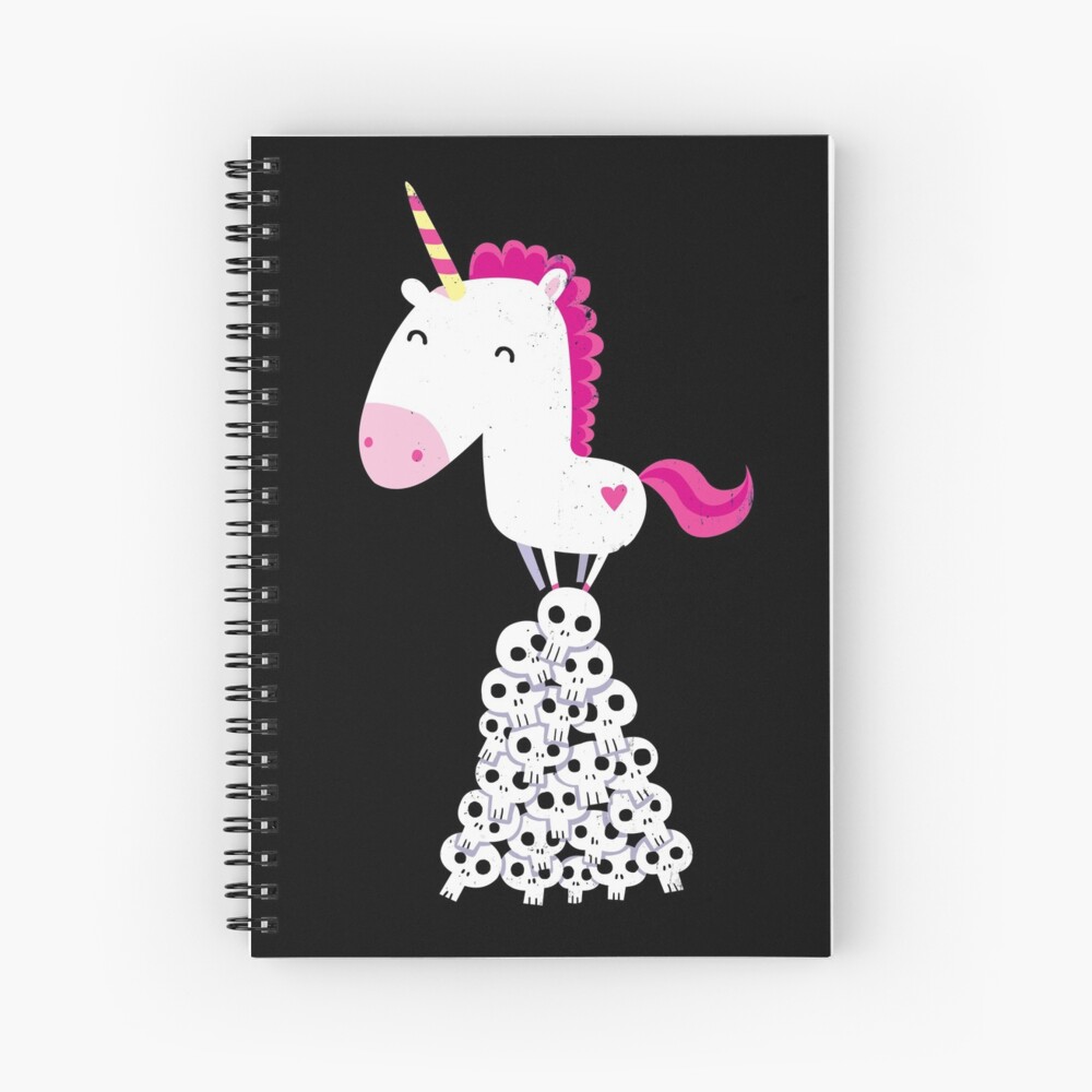 Killer Unicorn Spiral Notebook