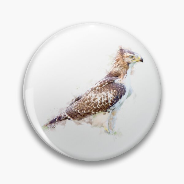 Item preview, Red-Tailed Hawk Watercolour Artwork designed and sold by Typeglyphs.