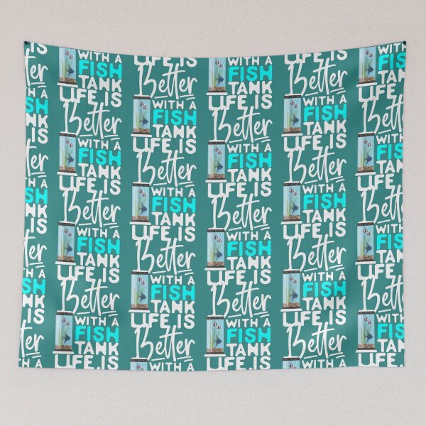 Item preview, La vida es mejor con una pecera esencial designed and sold by Beautifulshirt3.