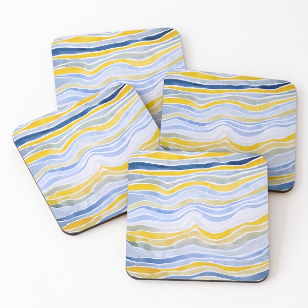 Item preview, Waves of Color - Watercolor art. designed and sold by Orly Fuchs Galchen.