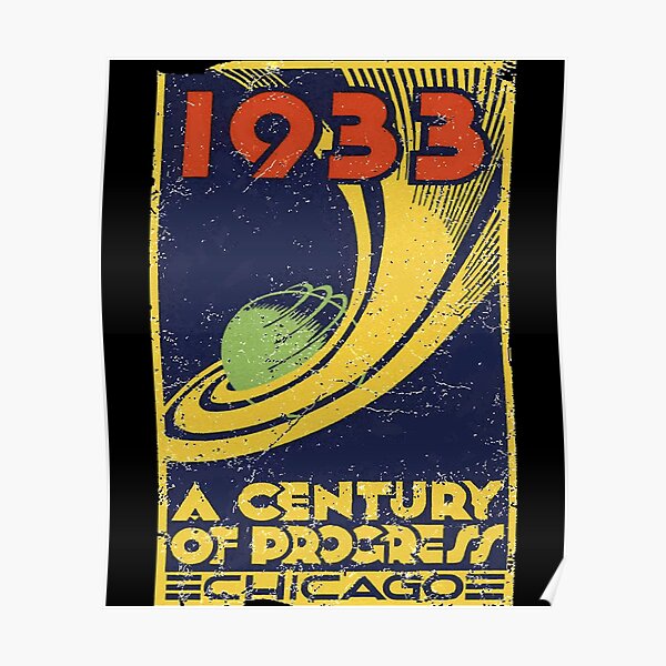 1933 CHICAGO CUBS Print Vintage Baseball Poster Retro 