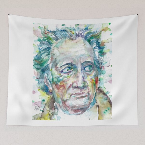 Item preview, JOHANN WOLFGANG VON GOETHE watercolor portrait .3 designed and sold by lautir.