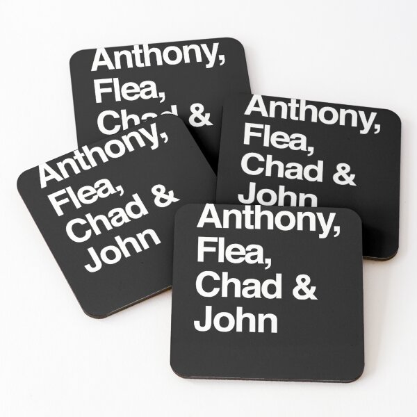 Aperçu de l'œuvre Membres du RHCP Anthony, Flea, Chad & John créée et vendue par CarolyMoore.