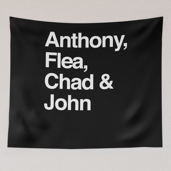 Item preview, Miembros de RHCP Anthony, Flea, Chad y John designed and sold by CarolyMoore.